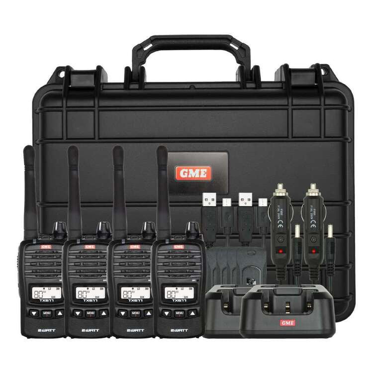 GME 2W Handheld UHF 4 Pack