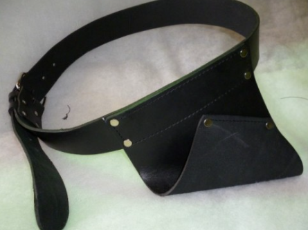 DD Leather Belt With Pick Holder LH