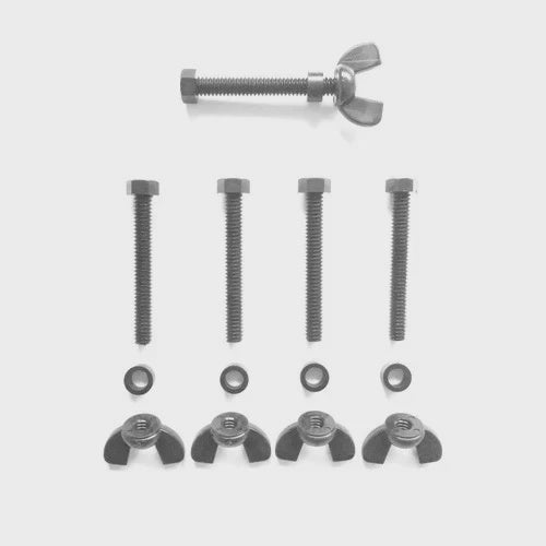 Minelab Plastic Nut, Bolt & Spacer 5 PK Black