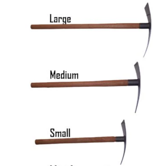 Ezy Dig Pick Medium 750mm Handle