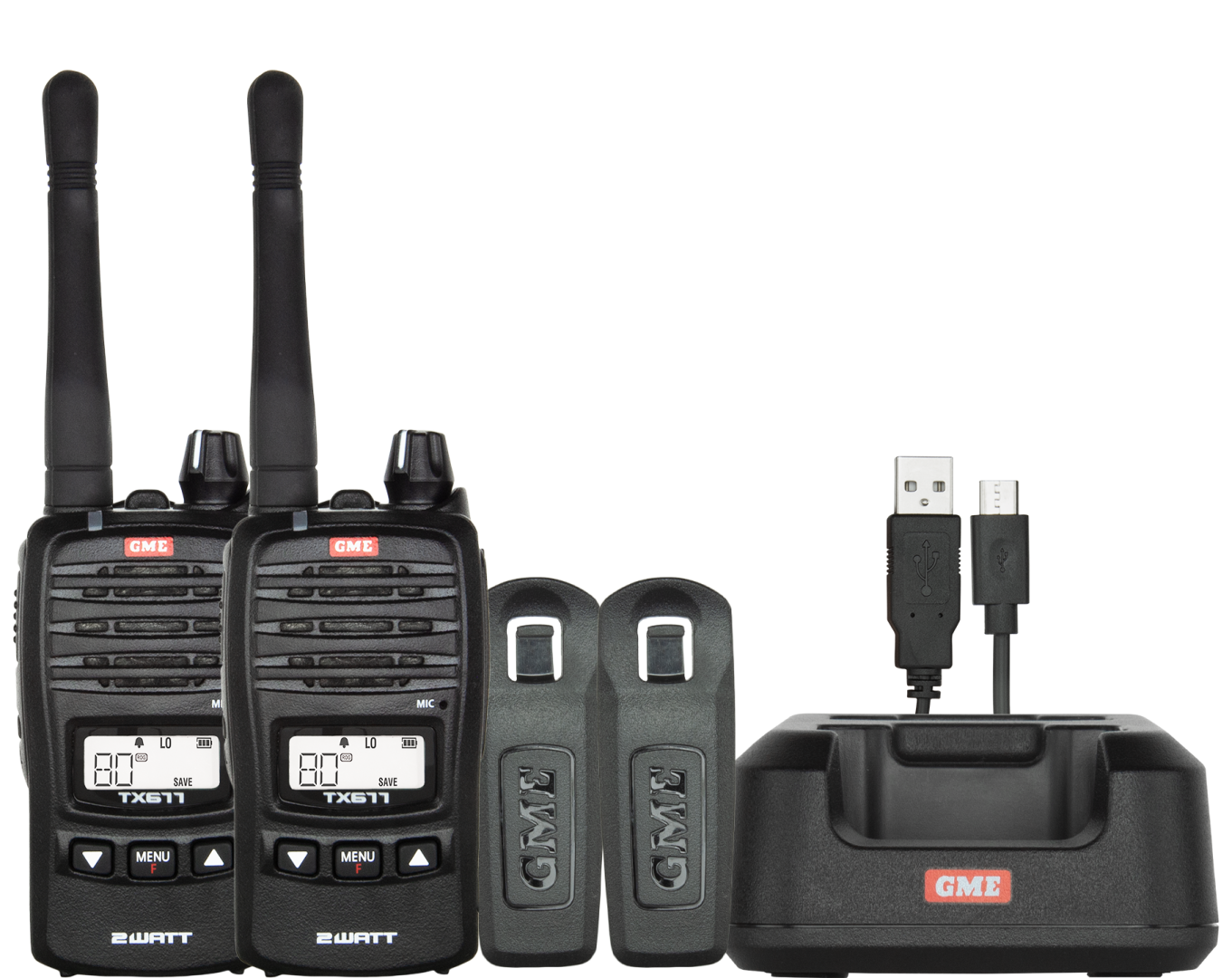 GME 2W Handheld Twin Pack