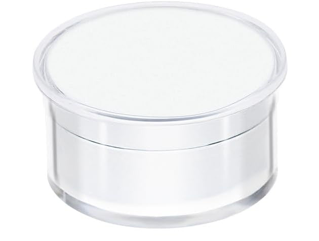 Clear Small Round Display Case