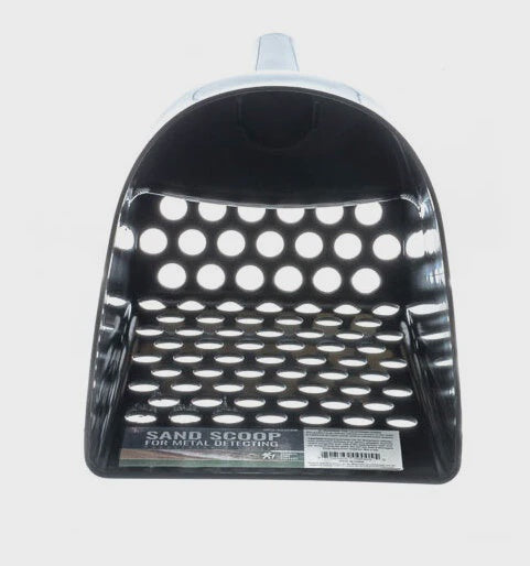 Hand Held Plastic Sand Scoop - Black 8.5"