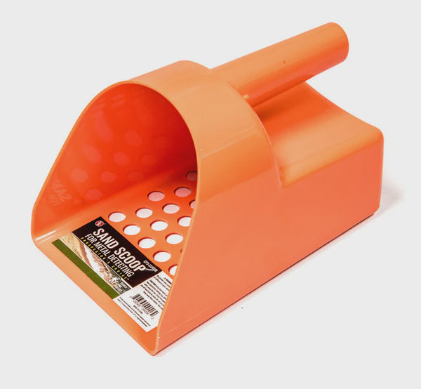 8.5" Hand Held Plastic Sand Scoop - Orange