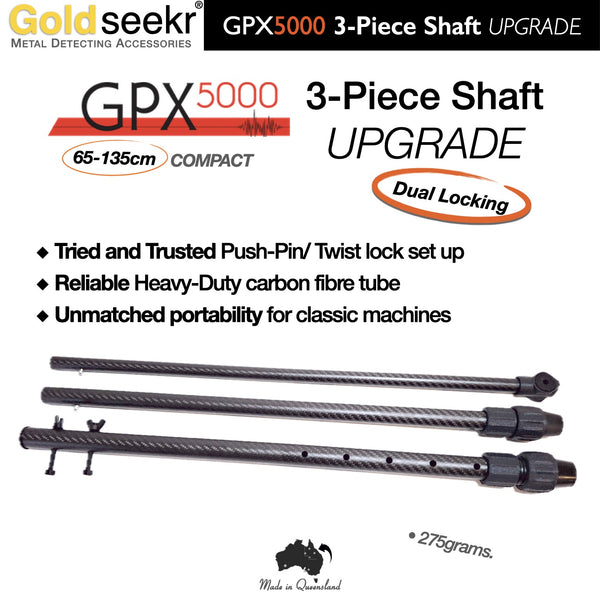 Goldseekr Compact GPX5000 3-Piece cf Shaft Upgrade