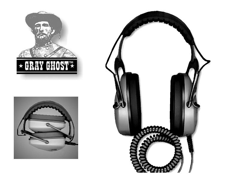 Gray Ghost Deep Woods Platinum Headphones for Equinox 600 & 800 1/8" right angle plug