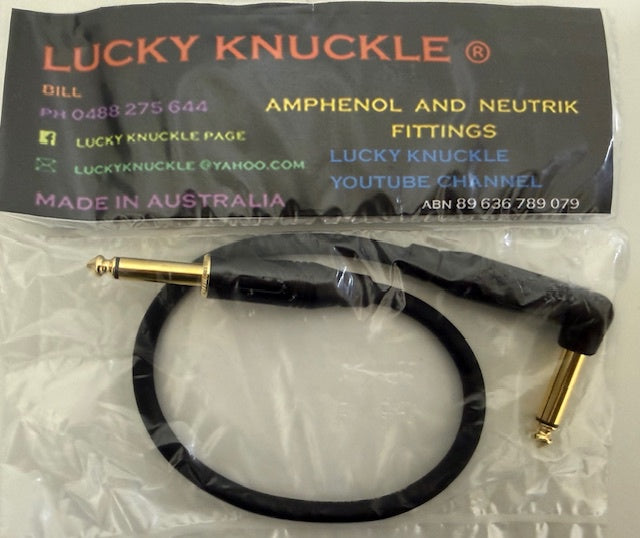 Audio Cable 6.5 -6.5 Male 350mm long