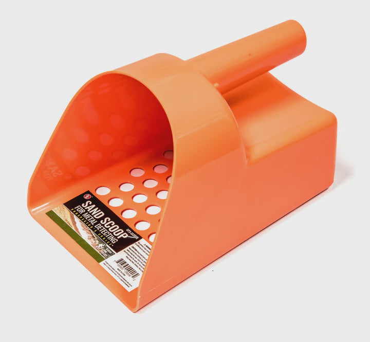 8.5" Hand Held Plastic Sand Scoop - Orange