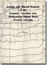 Geology and Mineral Deposits of the Leonora - Laverton Area