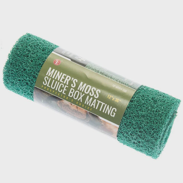 Miners Moss Sluice Box Matting Green 36" x 12"