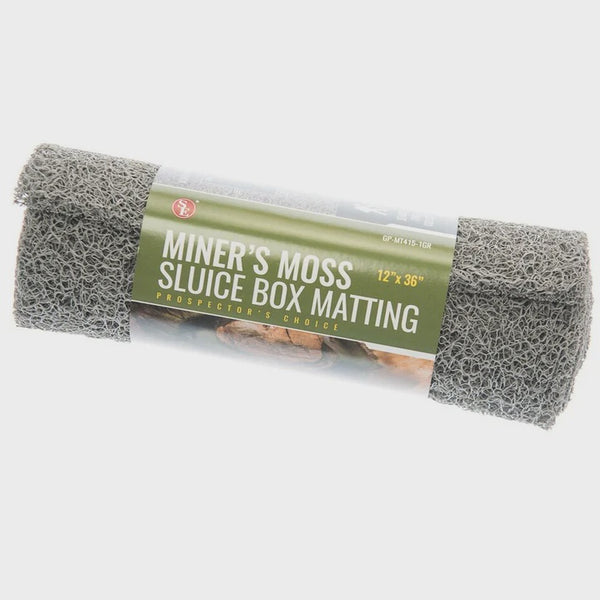 Miners Moss Sluice Box Matting Grey 36"x12"
