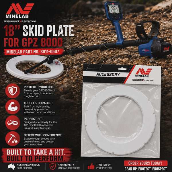 Minelab GPZ8000 Z18 Skid Plate
